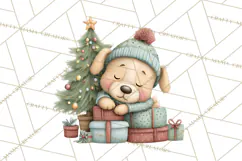 Christmas Animals Clipart PNG, Cute Cartoon Holiday Clip Art Product Image 4