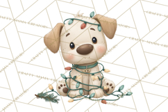 Christmas Animals Clipart PNG, Cute Cartoon Holiday Clip Art Product Image 3