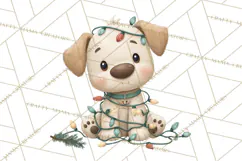 Christmas Animals Clipart PNG, Cute Cartoon Holiday Clip Art Product Image 3