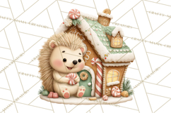 Christmas Animals Clipart PNG, Cute Cartoon Holiday Clip Art Product Image 3
