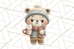 Christmas Animals Clipart PNG, Cute Cartoon Holiday Clip Art Product Image 3