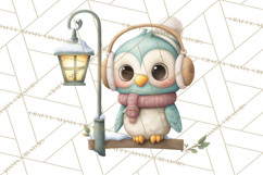 Christmas Animals Clipart PNG, Cute Cartoon Holiday Clip Art Product Image 2