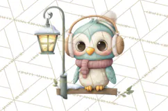 Christmas Animals Clipart PNG, Cute Cartoon Holiday Clip Art Product Image 2