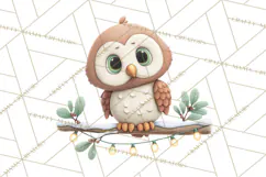 Christmas Animals Clipart PNG, Cute Cartoon Holiday Clip Art Product Image 3