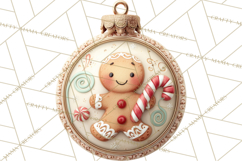 Christmas Ornament Clipart PNG, Whimsical Cute Characters Product Image 2