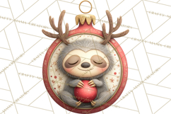 Christmas Ornament Clipart PNG, Whimsical Cute Characters Product Image 5