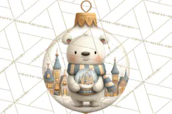 Christmas Ornament Clipart PNG, Whimsical Cute Characters Product Image 2