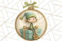 Christmas Ornament Clipart PNG, Whimsical Cute Characters Product Image 5