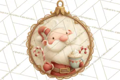 Christmas Ornament Clipart PNG, Whimsical Cute Characters Product Image 4