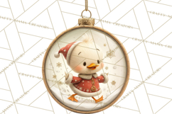 Christmas Ornament Clipart PNG, Whimsical Cute Characters Product Image 2