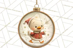 Christmas Ornament Clipart PNG, Whimsical Cute Characters Product Image 2