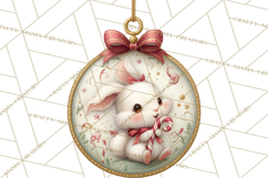Christmas Ornament Clipart PNG, Whimsical Cute Characters Product Image 3