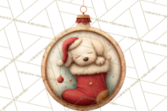 Christmas Ornament Clipart PNG, Whimsical Cute Characters Product Image 4