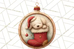 Christmas Ornament Clipart PNG, Whimsical Cute Characters Product Image 4