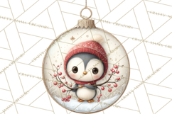 Christmas Ornament Clipart PNG, Whimsical Cute Characters Product Image 2