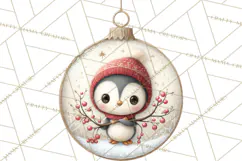 Christmas Ornament Clipart PNG, Whimsical Cute Characters Product Image 2
