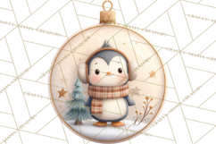 Christmas Ornament Clipart PNG, Whimsical Cute Characters Product Image 3