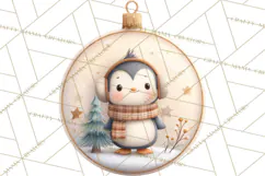 Christmas Ornament Clipart PNG, Whimsical Cute Characters Product Image 3