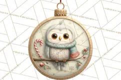 Christmas Ornament Clipart PNG, Whimsical Cute Characters Product Image 4