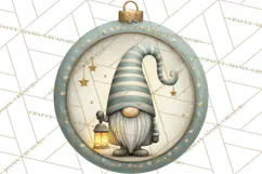 Christmas Ornament Clipart PNG, Whimsical Cute Characters Product Image 5