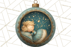Christmas Ornament Clipart PNG, Whimsical Cute Characters Product Image 2