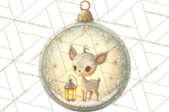 Christmas Ornament Clipart PNG, Whimsical Cute Characters Product Image 5