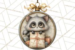 Christmas Ornament Clipart PNG, Whimsical Cute Characters Product Image 2