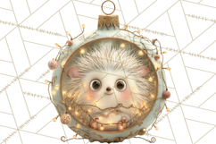 Christmas Ornament Clipart PNG, Whimsical Cute Characters Product Image 5