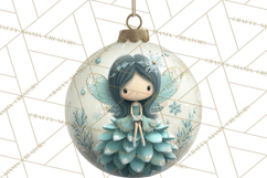 Christmas Ornament Clipart PNG, Whimsical Cute Characters Product Image 3