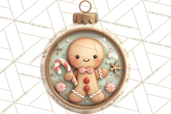 Christmas Ornament Clipart PNG, Whimsical Cute Characters Product Image 5