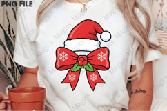 Cute Christmas Bow Sublimation Png Product Image 2