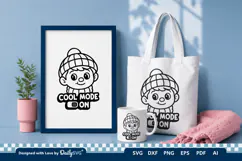 Cute Christmas Boy SVG Cut File for Crafts Product Image 1