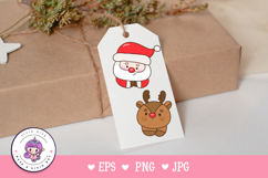 Christmas clipart reindeer santa polar bear kawaii clipart Product Image 3