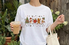 Cute Christmas Character Friends Clipart PNG Product Image 2