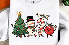 Cute Christmas Characters PNG Product Image 1