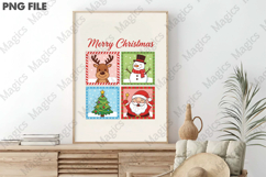 Cute Christmas Characters Sublimation Product Image 3
