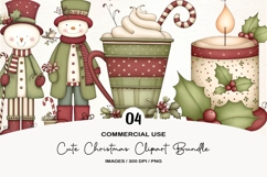 Cute Christmas Clipart Sublimation Product Image 1