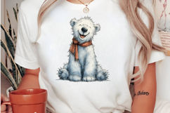 Cute Christmas Clipart, Kawaii blue Christmas Product Image 2