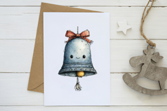 Cute Christmas Clipart, Kawaii blue Christmas Product Image 3