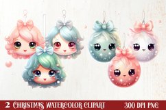 Cute Christmas Clipart Sublimation, Cute Christmas Clipart Product Image 1