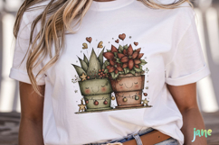 Cute Christmas Couple Pot Clipart Product Image 2