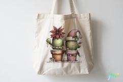 Cute Christmas Couple Pot Clipart Product Image 4