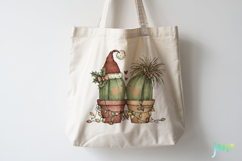 Cute Christmas Couple Pot Clipart Product Image 4