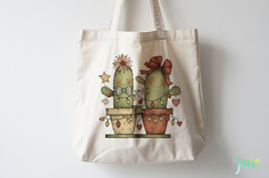 Cute Christmas Couple Pot Clipart Bundle Product Image 4