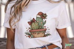 Cute Christmas Couple Pot Clipart Product Image 2