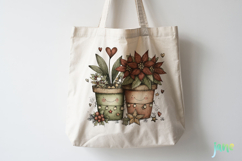 Cute Christmas Couple Pot Clipart Product Image 4