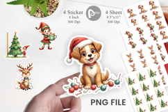 Cute Christmas Crew Sticker Product Image 1