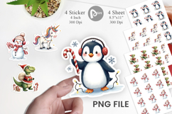 Cute Christmas Crew Sticker Product Image 1