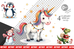 Cute Christmas Crew Clipart Product Image 1