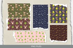 Torn Paper Cute Christmas Deer Product Image 1